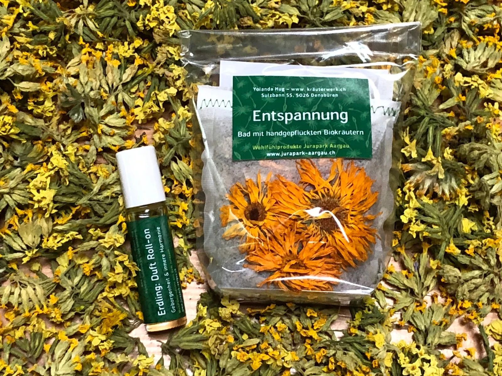 Einblick ins Kräuterwerk im Strohturm